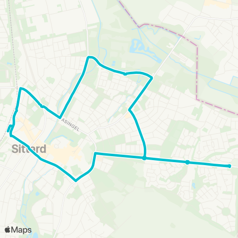 Arriva Vlinder Sittard Kemperkoul map