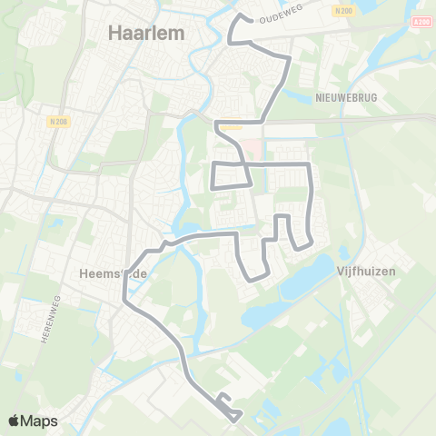 Connexxion Haarlem Wim van Eststraat - Cruquius Spaarne Werkt map