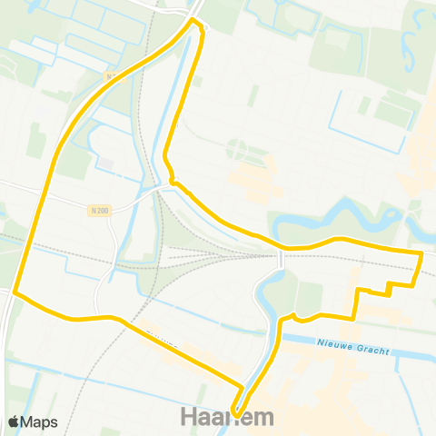 Connexxion Haarlem Station - NOVA College - Spaarne College map