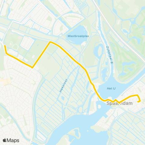 Connexxion Delftplein / Spaarne Gasthuis - Spaarndam map