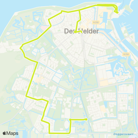 Connexxion Den Helder Station Zuid - Den Helder Station map