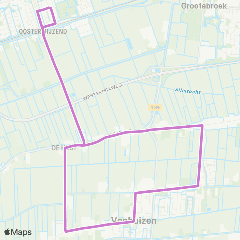 Connexxion Hoogkarspel - Venhuizen - Hoogkarspel map