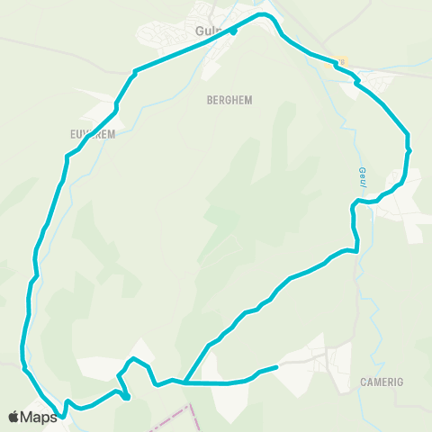 Arriva Gulpen - Mechelen map