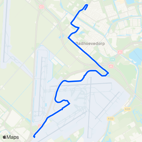 Connexxion AMS Matterhorn - Knooppunt Noord - (P30) map