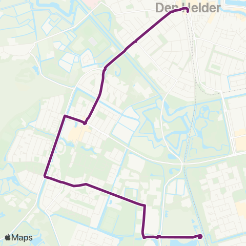 Connexxion Den Helder Station Zuid - Den Helder Station map