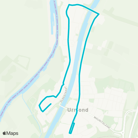 Arriva Urmond via Berg a / d Maas - Oud Urmond map