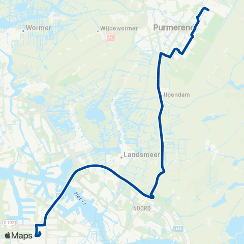 MeerPlus Amsterdam Sloterdijk - Purmerend map