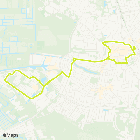 Transdev Hilversum Station - Hilversum Kerkelanden map