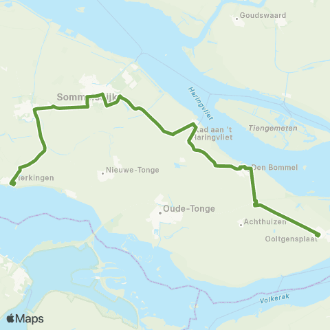 Transdev Herkingen - Ooltgensplaat map