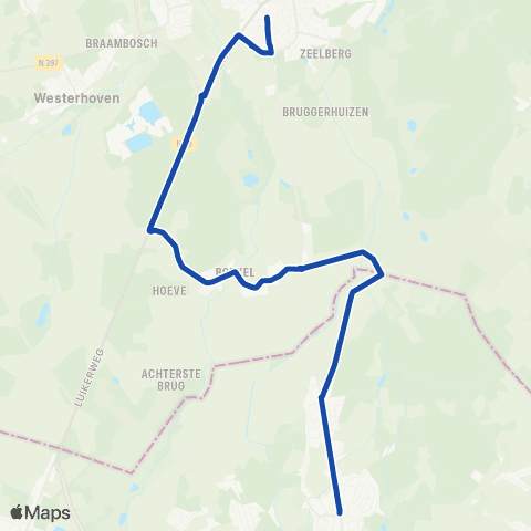 Hermes Valkenswaard - Achel map