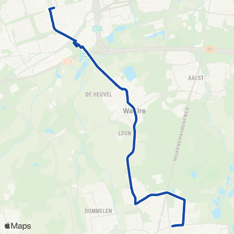 Hermes Veldhoven - Valkenswaard map