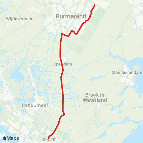 MeerPlus Amsterdam Noord - Purmerend De Purmer map