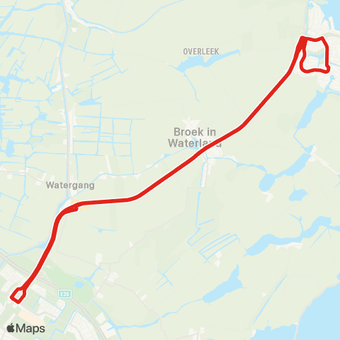 MeerPlus Amsterdam Noord - Monnickendam map