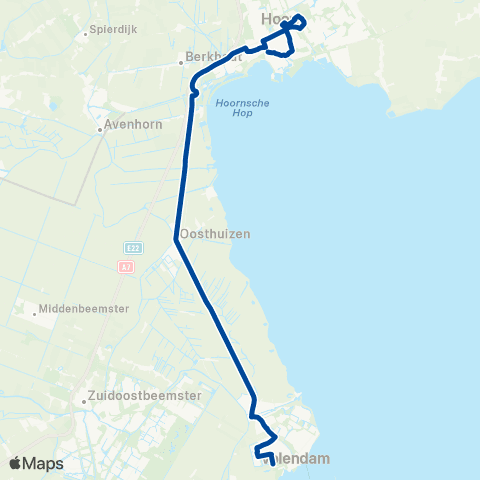 MeerPlus Edam - Hoorn map