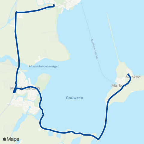 MeerPlus Marken - Volendam map