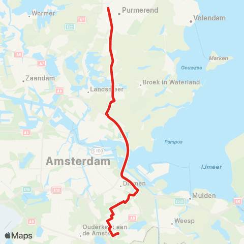 MeerPlus Amsterdam Zuidoost - Purmerend map