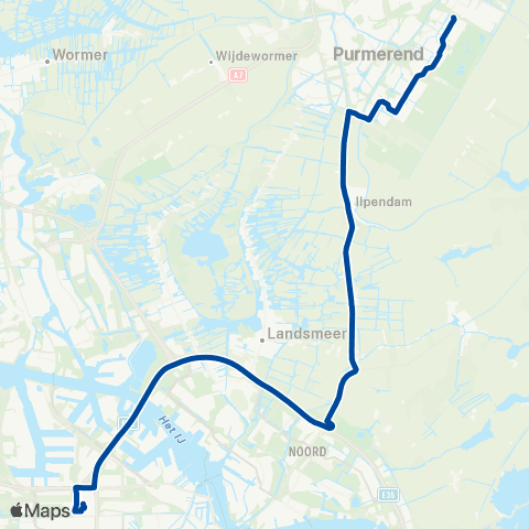 MeerPlus Amsterdam Sloterdijk - Purmerend map