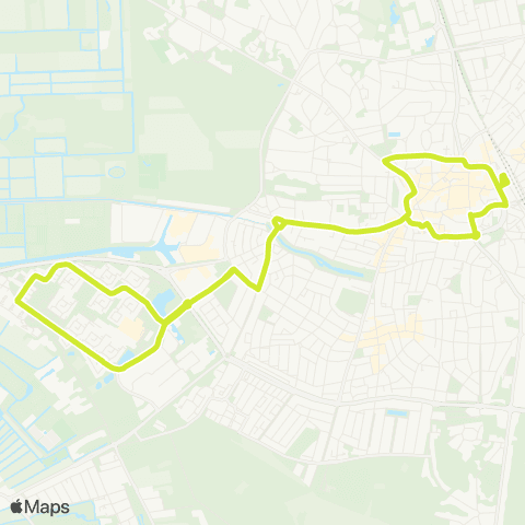Transdev Hilversum Station - Hilversum Kerkelanden map
