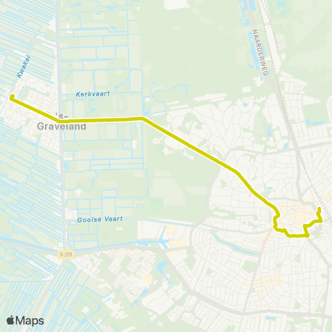Transdev Kortenhoef Veenstaete - Hilversum Station map
