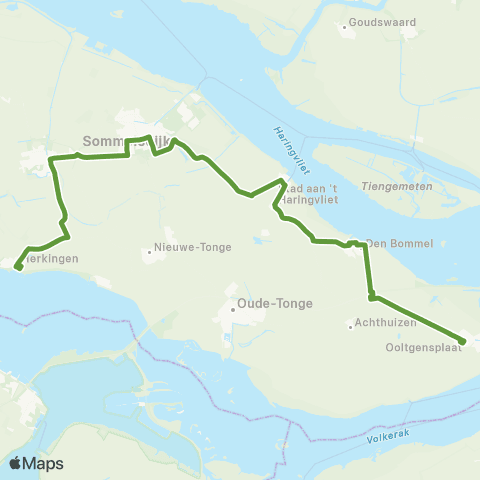Transdev Herkingen - Ooltgensplaat map