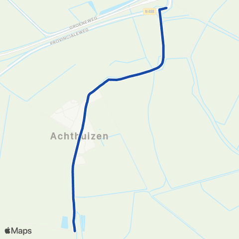 Transdev Zuidzijde Bommelsedijk - Langstraat Beatrixstraat map