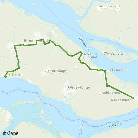 Transdev Herkingen - Ooltgensplaat map