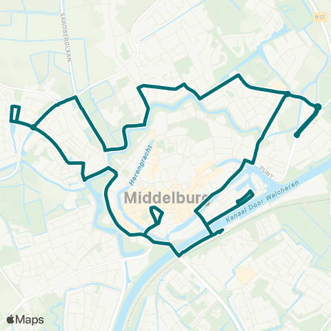 Connexxion Middelburg Station - Middelburg Station map