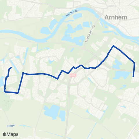 Transdev Arnhem Schuytgraaf - Het Duifje map