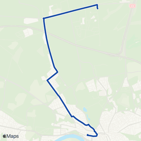 Transdev Arnhem CS - Schaarsbergen map