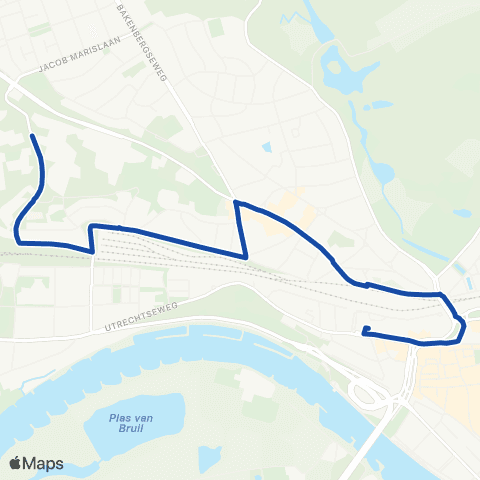 Transdev Arnhem CS - Het Dorp map
