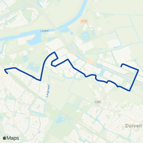 Transdev Centerpoort - Station Westervoort map
