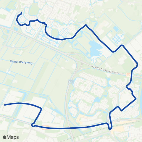 Transdev Beuningen - Dukenburg - Bijsterhuizen map
