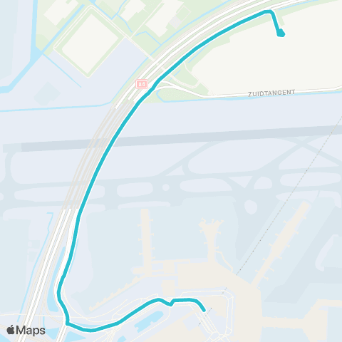 Arriva P3 - Terminal map