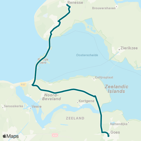 Connexxion Goes - Zierikzee map