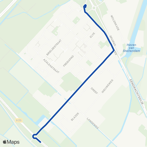 Transdev HWGO Flex Goeree Overflakkee overig map