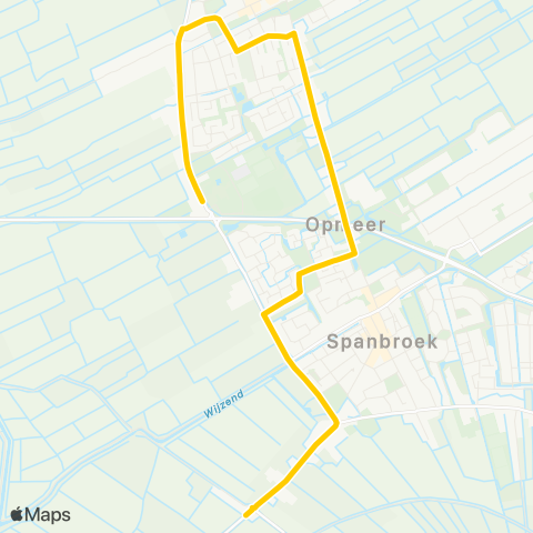 Overal Hoogwoud - Obdam Station map