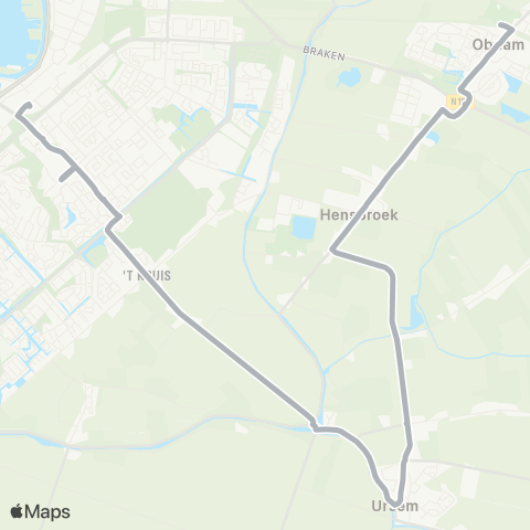 Overal Buurtbus Obdam - Heerhugowaard map