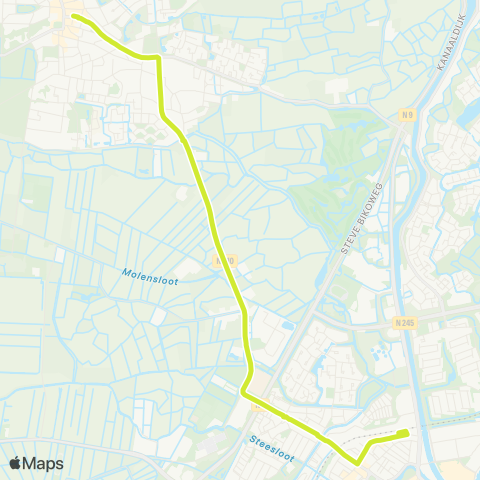 Overal Bergen Plein - Alkmaar Station map
