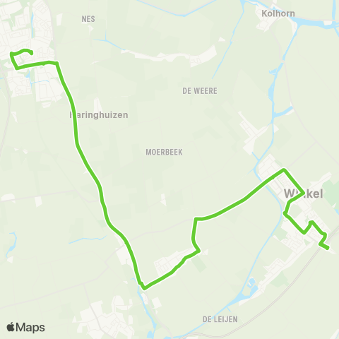 Overal Nieuwe Niedorp Transferium - Schagen Muggenburg map