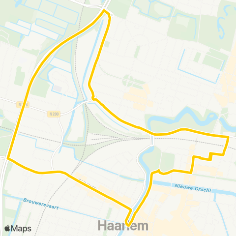Overal Haarlem Station - NOVA College - Spaarne College map