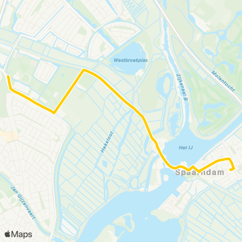 Overal Delftplein / Spaarne Gasthuis - Spaarndam map