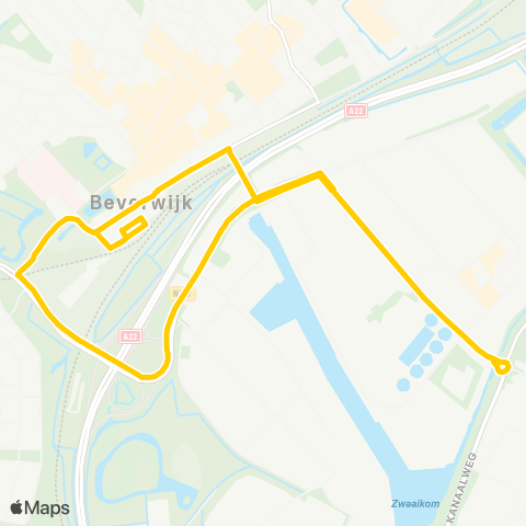 Overal Beverwijk Station - Beverwijk Bazaar map