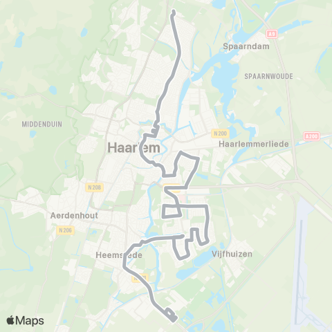 Overal Cruquius Spaarne Werkt - Haarlem Delftplein map