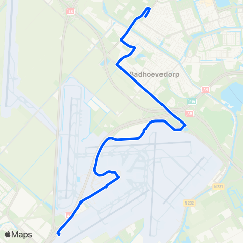 Overal AMS Matterhorn - Knooppunt Noord - (P30) map