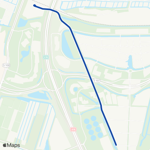 Overal Rotterdam Kralingse Zoom - Rivium map