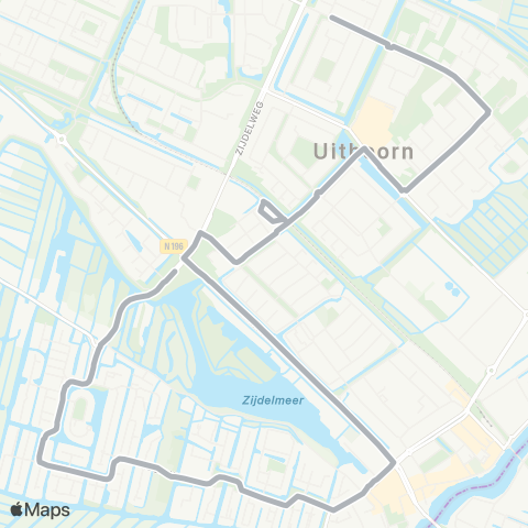 Overal Uithoorn Amstelplein - Uithoorn Willem Klooslaan map