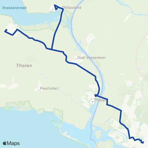 Overal Bergen op Zoom - St.Annaland map