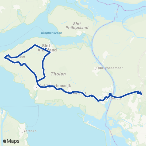 Overal St. Maartensdijk - Halsteren map