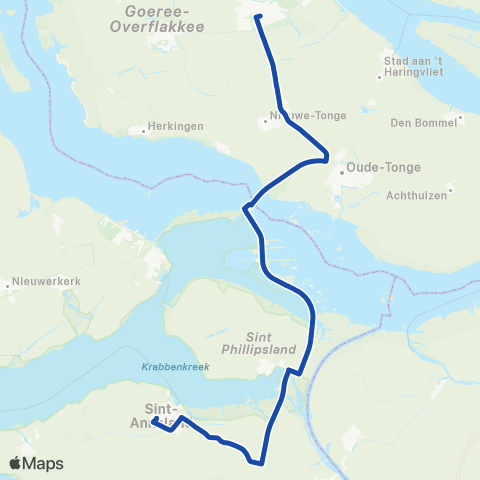Overal St.Maartensdijk - Sommelsdijk map