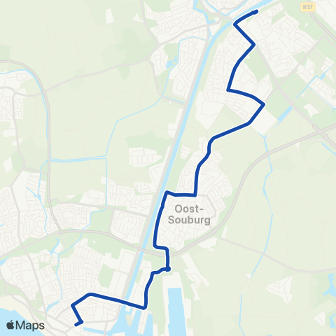 Overal Middelburg - Oost-Souburg - Vlissingen map